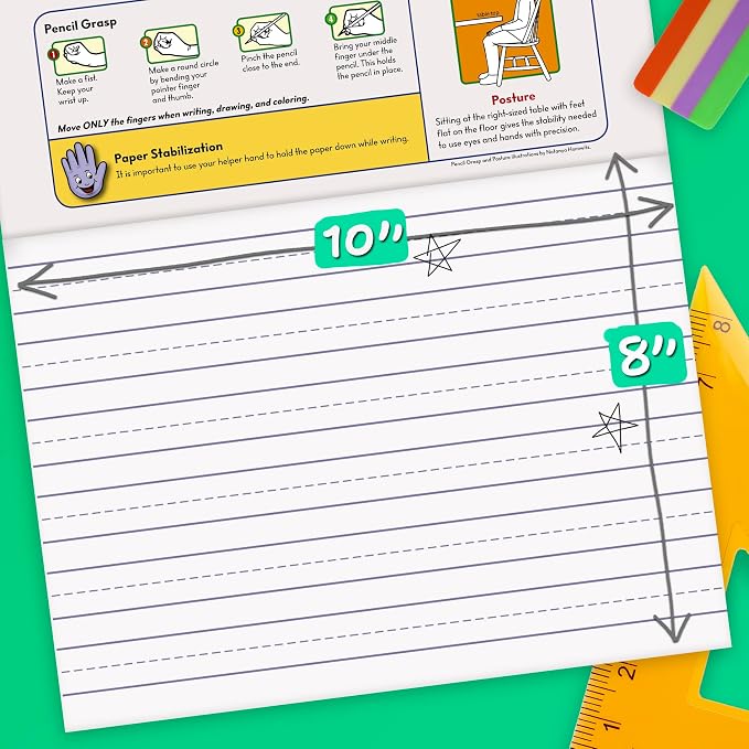 Mead Learn to Letter Writing Tablet, Handwriting Practice Pad Grades PK-1 - Image 2