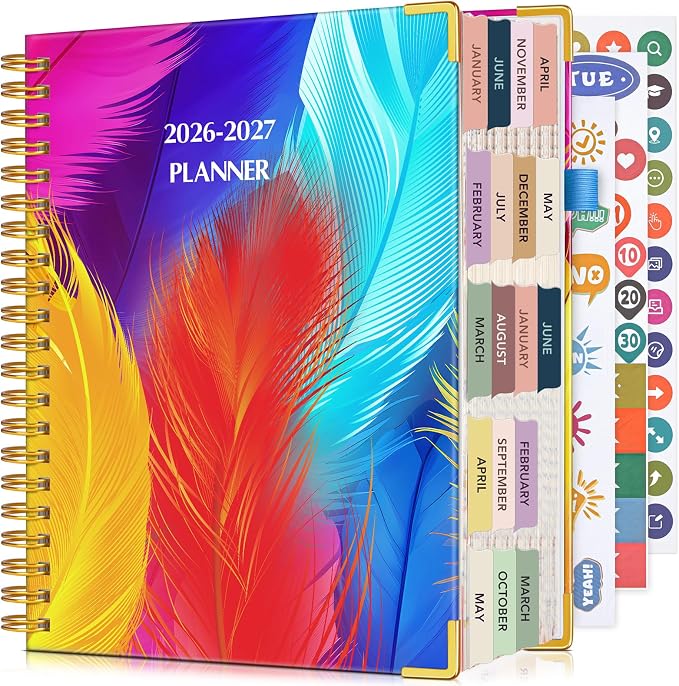 Planner 2026-2027, 18 Months Weekly and Monthly Daily Planner from January 2026 by Unknown