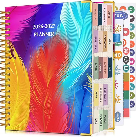 Planner 2026-2027, 18 Months Weekly and Monthly Daily Planner from January 2026 by Unknown