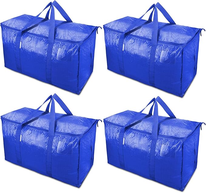 TICONN 4 Pack Extra Large Moving Bags Heavy Duty by TICONN