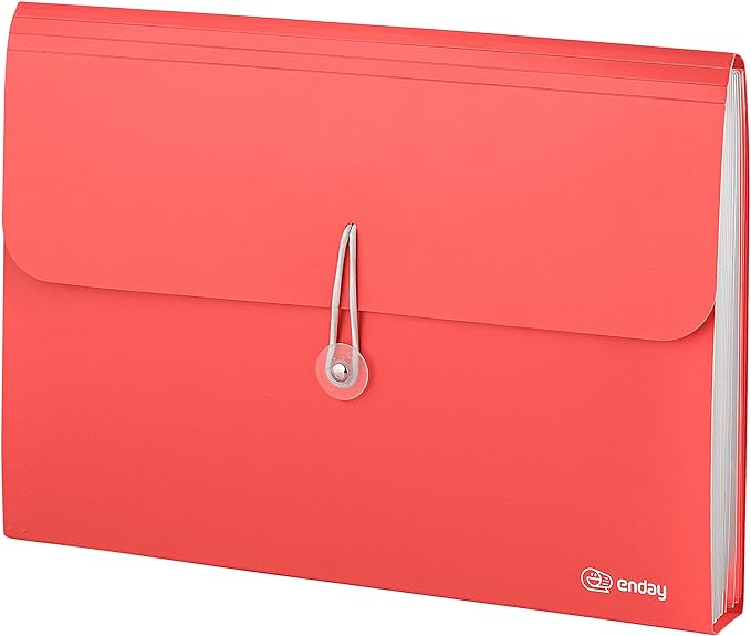 Accordion File Organizer 13 Pocket Expanding File Folder by Enday