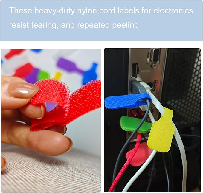 32-Pack Reusable Cable Labels - Image 6
