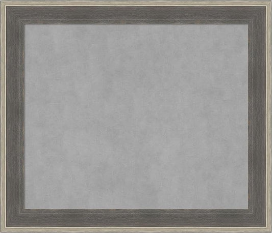 Amanti Art Grey Framed Magnetic Board 25x29 Medium Vision Board by AmantiArt