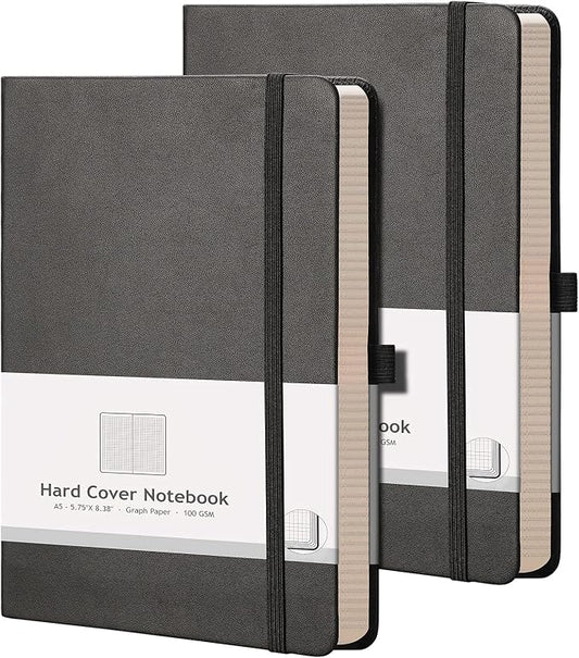 AHGXG Graph Paper Notebook 2 Pack by AHGXG