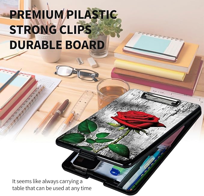 A4 Clipboards, Heavy Duty Waterproof Nursing Plastic Folder Clipboard - Image 6