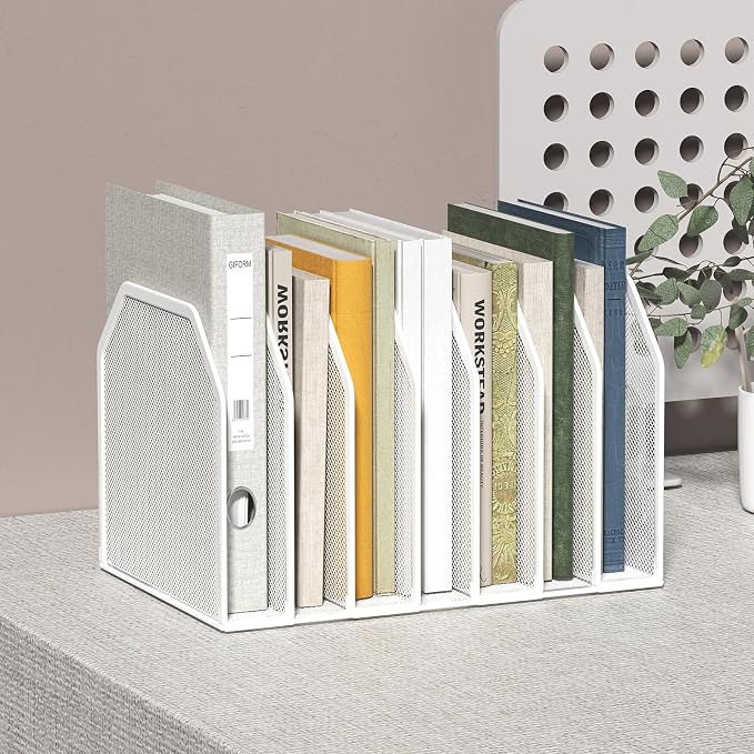 FANXIYQ White 7-Section File Folder Organizer - Image 4