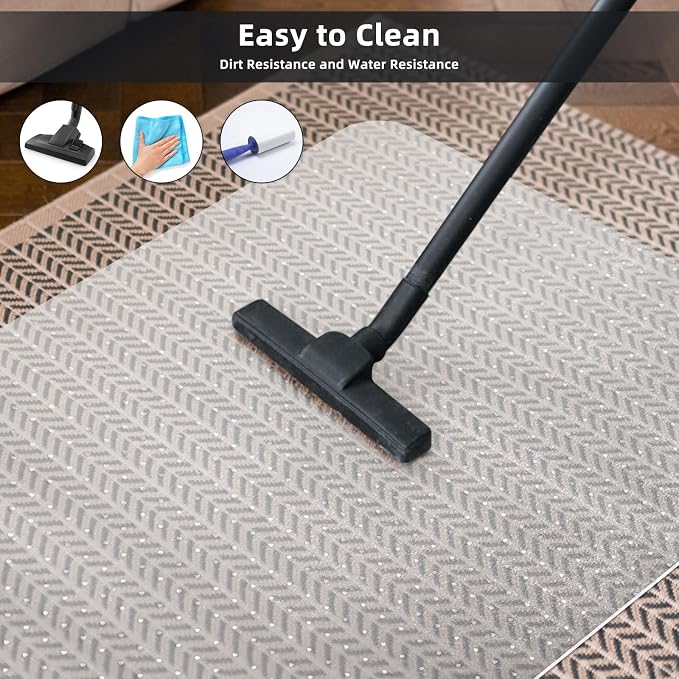Office Chair Mat for Carpet Floor, Heavy Duty Desk Chair Mat for Low/No Pile - Image 5