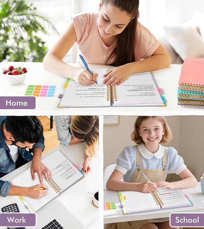 5 Subject Graph Paper Notebook - Image 7
