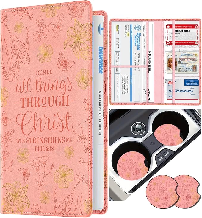 Slohif Car Registration and Insurance Holder by Slohif