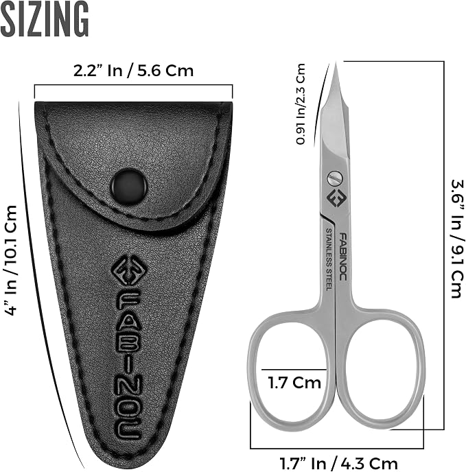 Nail and Cuticle Scissors – German Quality Stainless Steel –Multi-purpose - Image 2