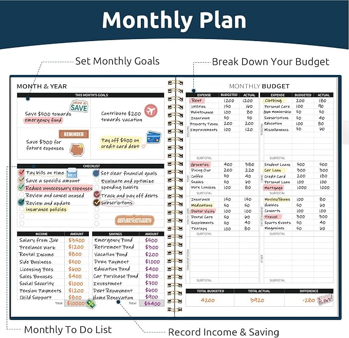 Budget Planner - Monthly Budget Book - Image 3