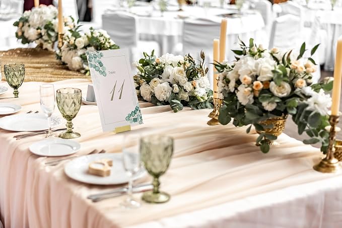 Gold Table Number Holders, Anniversaries, and Parties - Image 4