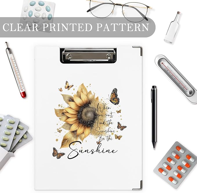 Sunflower Inspirational Clipboard, Inspirational Gifts - Image 3