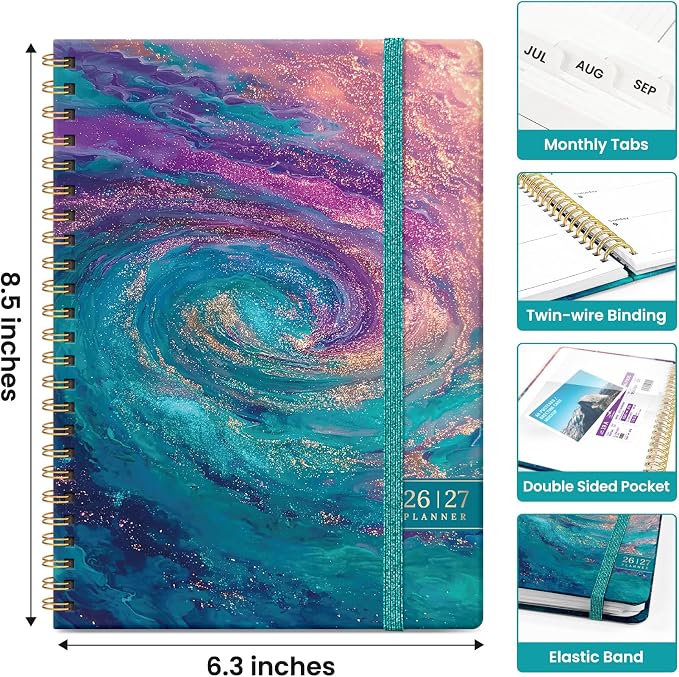 Planner 2026-2027, Academic Year Monthly and Weekly Calendar Planner, Jul 2026 - Image 4