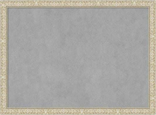 Amanti Art Silver Framed Magnetic Board 22x30 Medium Vision Board by AmantiArt