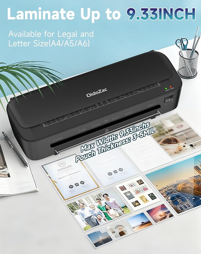 Laminator Machine, 11 in 1 Laminating Never Jam Technology - Image 8