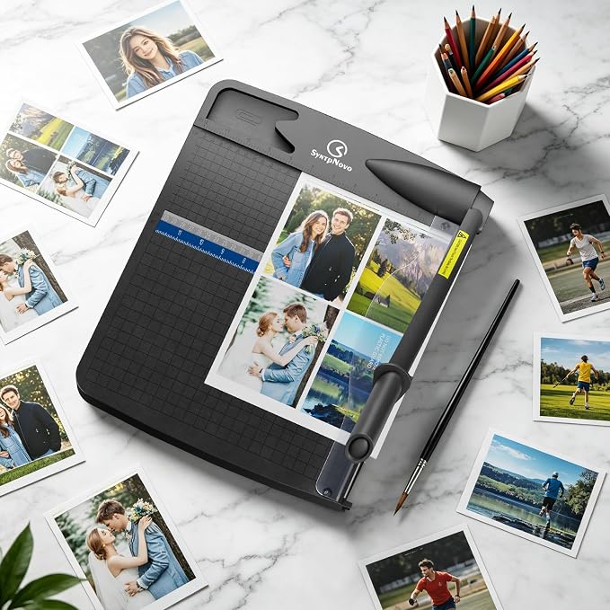 12 Inch Heavy Duty Paper Cutter, 12-16 Sheets Capacity Guillotine Paper Cutter - Image 2