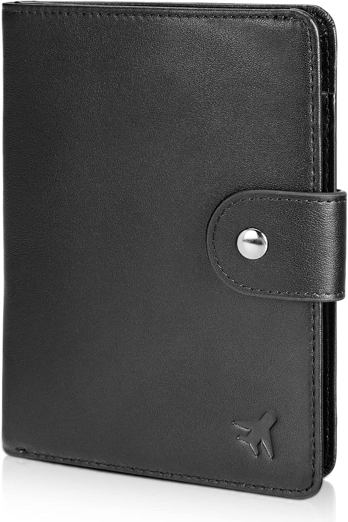 Polare Luxury RFID Blocking Leather Passport Holder Travel Wallet by polareoriginal