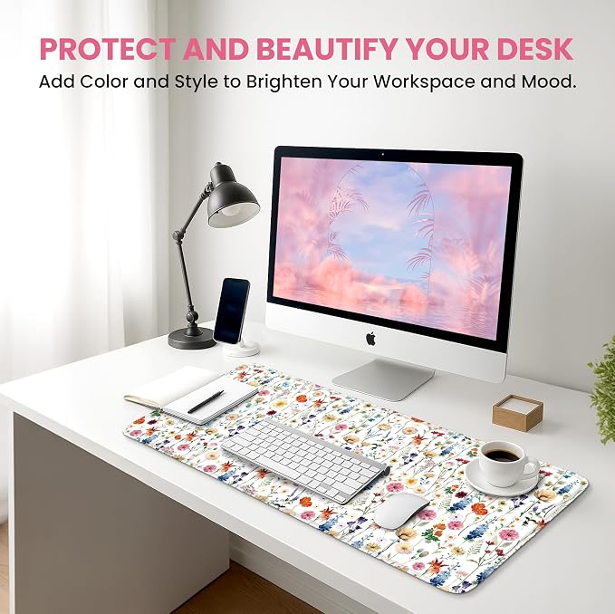 Large Mouse Pad for Desktop, Cute Desk Mat Pad Protector for Work & Gaming - Image 6