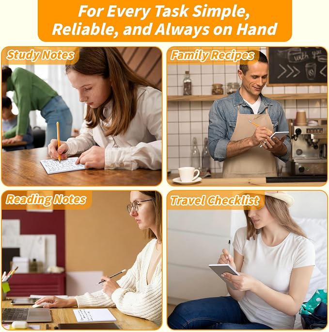 Note Pads 4x6, 36 Pack Small NotePads, Server Pads, Scratch Pads 4x6, Memo Pads - Image 7