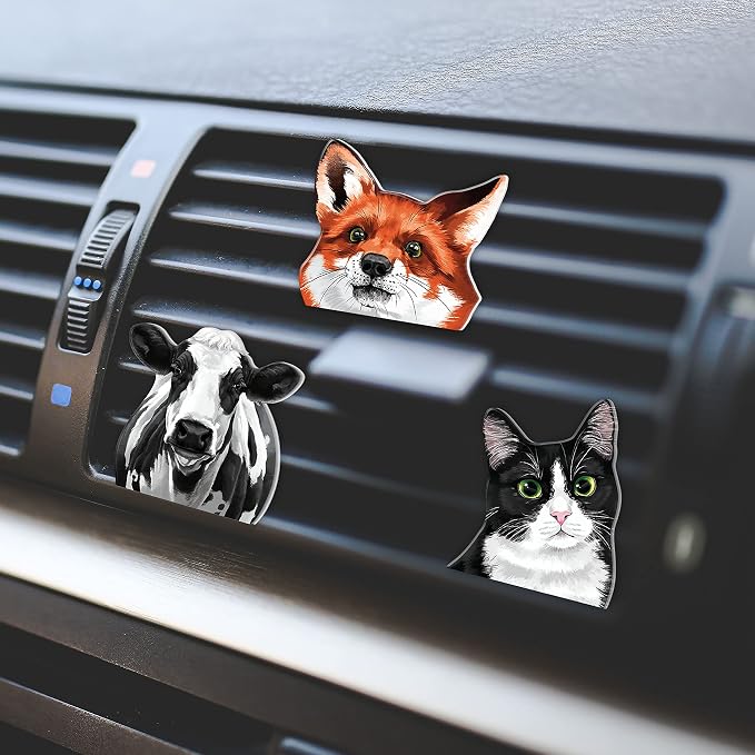 WIRESTER Fresh Scented Car Air Freshener Vent Clip, Decorative Accessories - Image 6