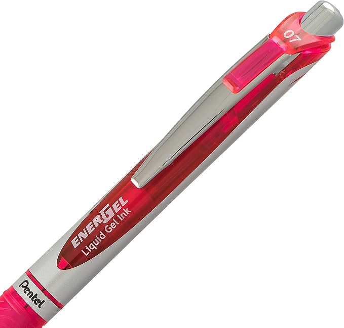 Pentel EnerGel Deluxe RTX Retractable Liquid Gel Pen, Medium Line, Metal Tip - Image 3