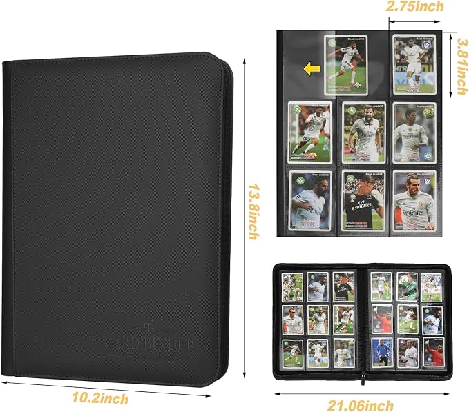Trading Card Binder, Card Collection Binder Album Folder - Image 3