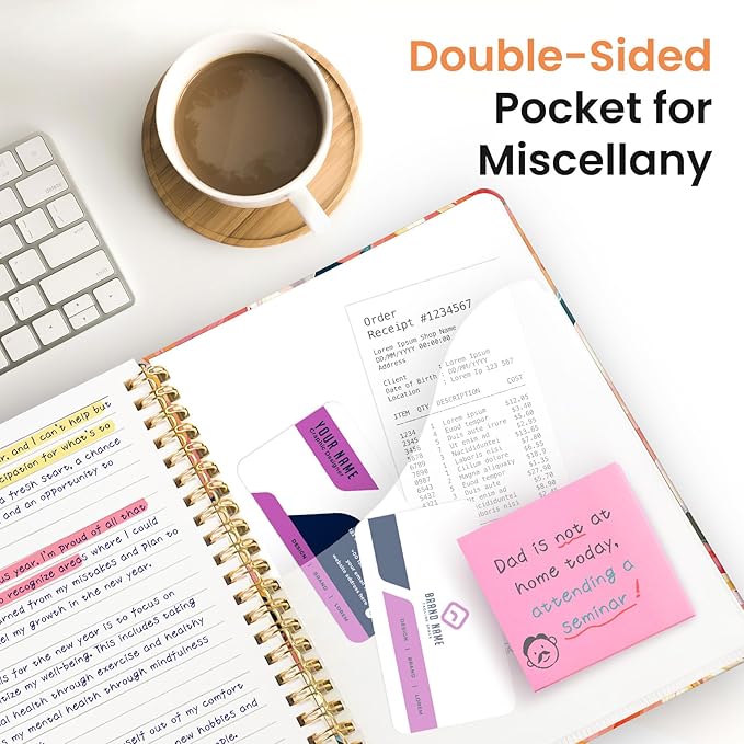 Lined Spiral Journal Notebook for Women, Cute A5 College Ruled Hardcover Notebook for Work & Note Taking, Aesthetic Pretty Journal for Writing, 140 Pages, Pastel Garden-DeskLoop Office