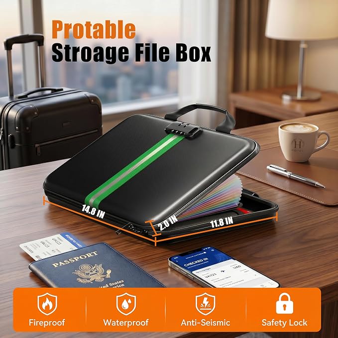 Fireproof Document Organizer - Image 6
