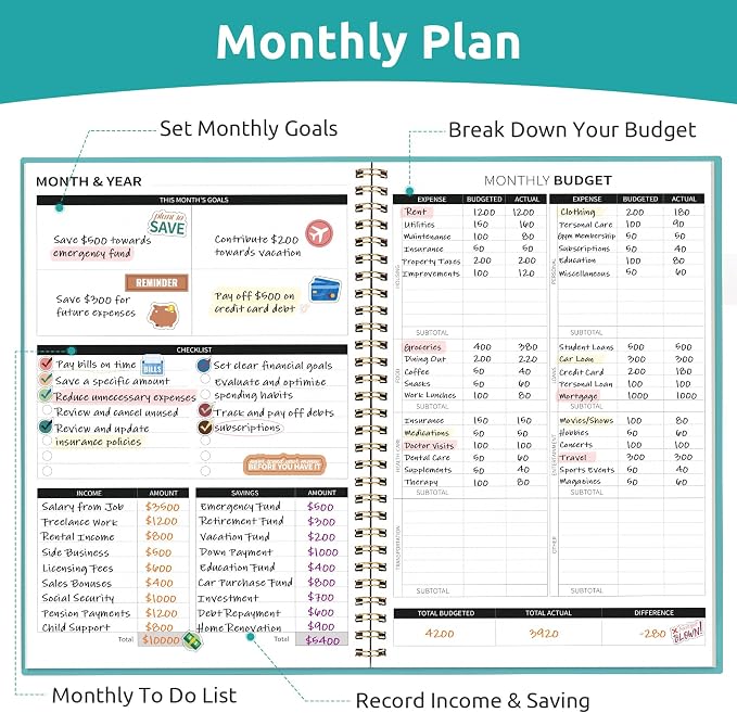 Budget Planner - Monthly Budget Book - Image 3