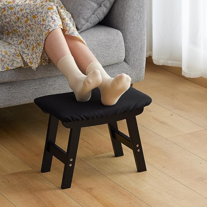 Foot Stool Ottoman Foot Rest Under Desk, Small Stool by Furshus