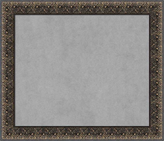 Amanti Art Black Framed Magnetic Board 25x29 Medium Vision Board by AmantiArt