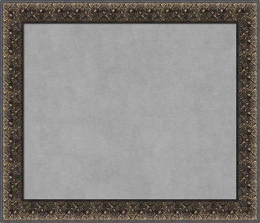 Amanti Art Black Framed Magnetic Board 25x29 Medium Vision Board by AmantiArt