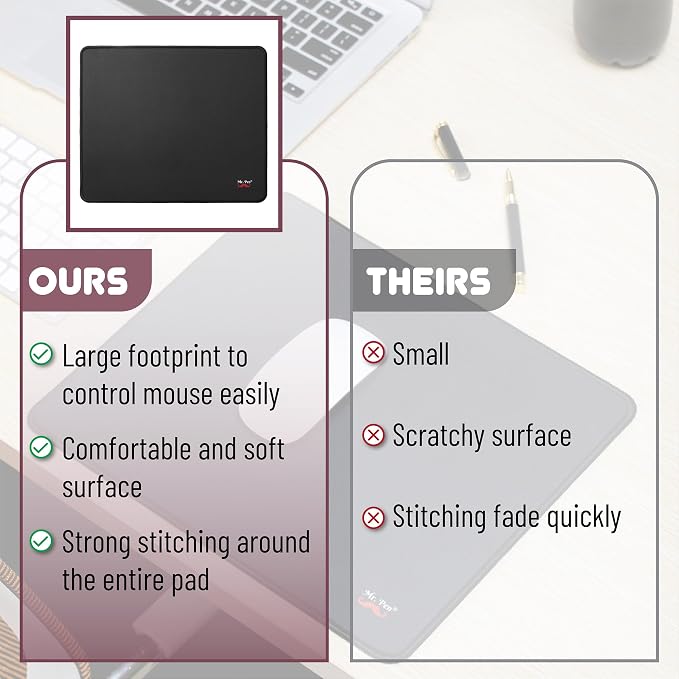 Mr. Pen- Mouse Pad, 12.8"x11.3", 2 Pack - Image 5