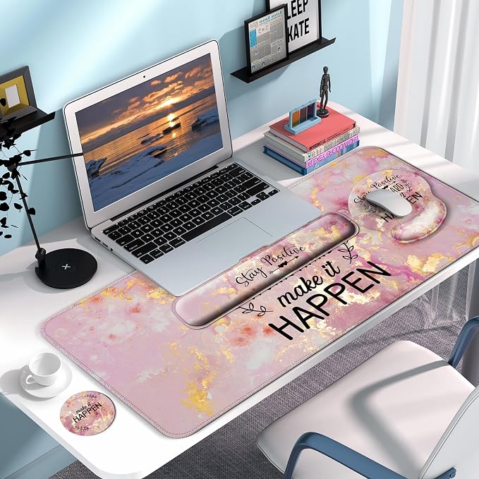 Desk Mat Set + Keyboard and Mouse Pad - Image 4