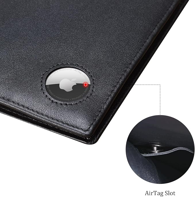 Polare Luxury RFID Blocking Leather Passport Holder Travel Wallet - Image 5