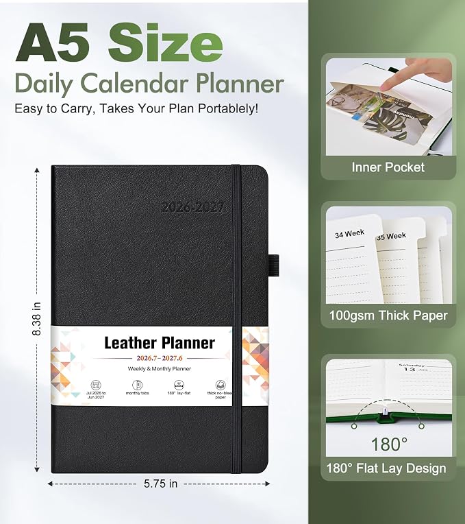 Planner 2026-2027, Academic Weekly and Monthly Calendar Planner from July 2026 - Image 5