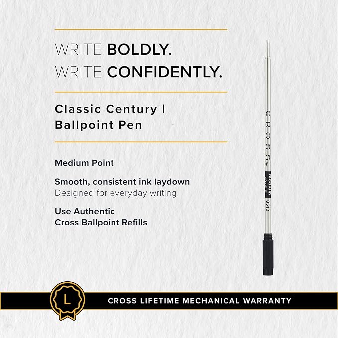 Cross Classic Century Translucent Blue Lacquer Ballpoint Pen - Image 7