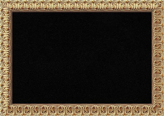 Amanti Art Black Cork Board for Wall, 19x27 Vision Board with Gold Wood Frame, Medium Corkboard Office Decor for Home Organization, Traditional Corkboard Pinboard to display items for home-DeskLoop Office