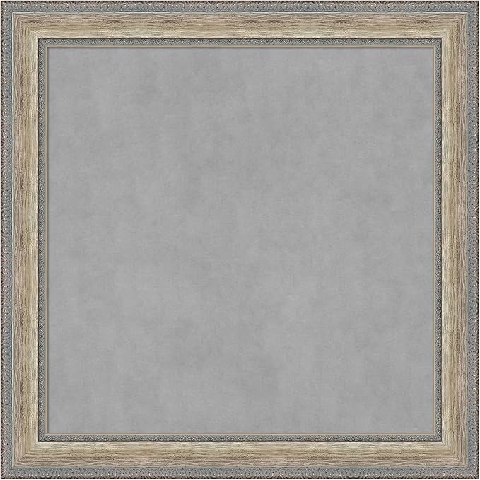 Amanti Art Silver Framed Magnetic Board 29x29 Medium Vision Board by AmantiArt