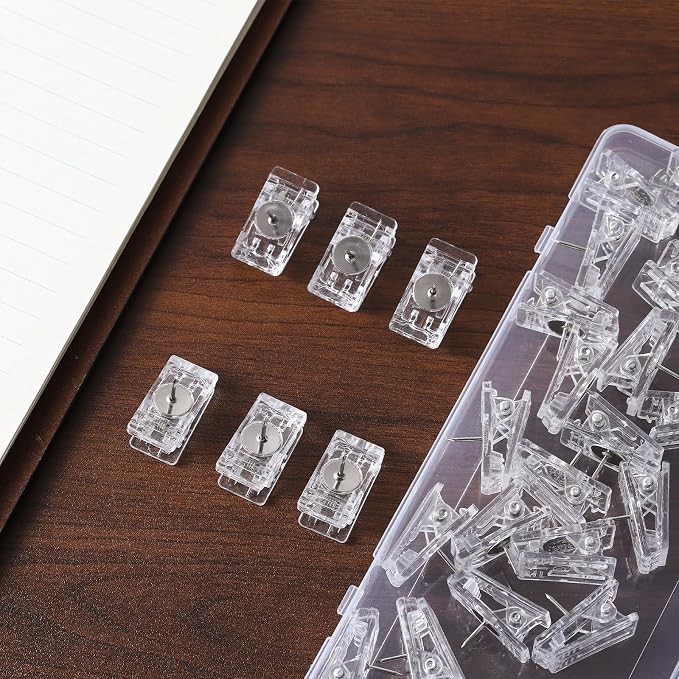 Push Pin Clips, Thumb Tacks for Wall/Cork Board - Image 6