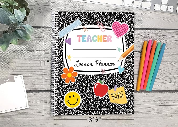 Teacher Created Resources Cool for School Teacher Plan Book - Image 7