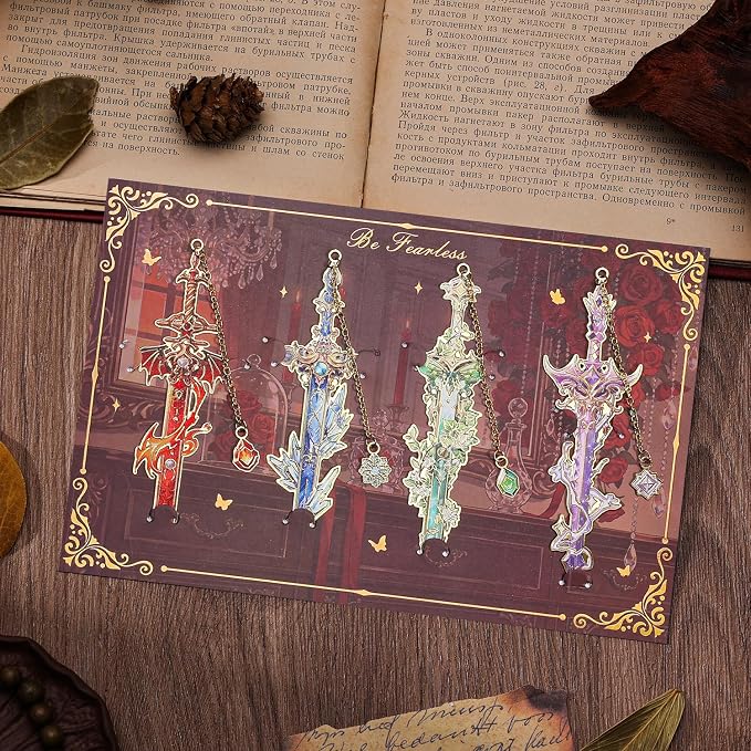 12pcs Fantasy Sword Bookmarks for Books, Planners - Image 9