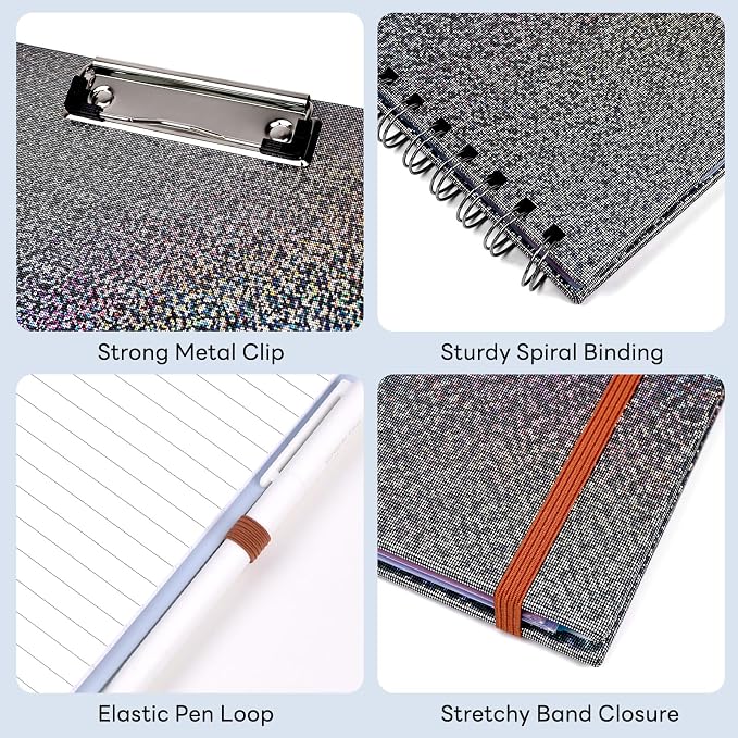 Glitter Clipboard Notebook - Image 4