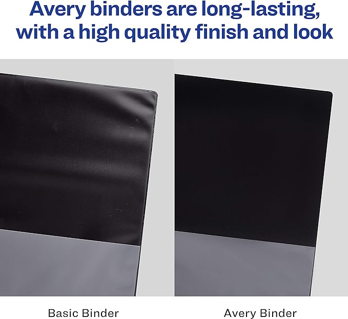 Avery Economy View 3 Ring Binders, Homeschool Supplies, Home Organization - Image 4