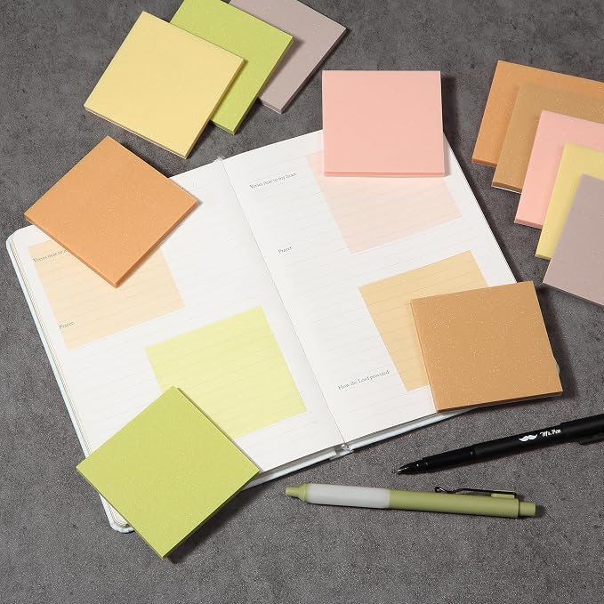 Mr. Pen- Transparent Glitter Sticky Notes, 12 Pads, 600 Sheets | Glitter - Image 8