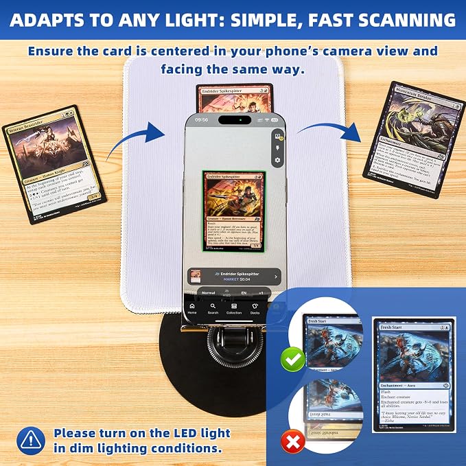 Card Scanner for Trading Cards–MTG & TCG Card Scanner Stand - Image 6