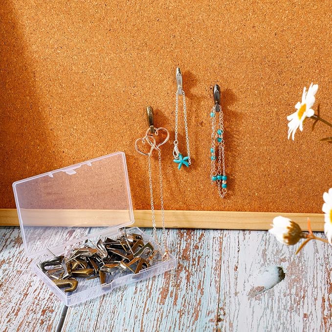 Hotop 30 Pcs Push Pins Picture Hooks 20 Lbs Thumbtacks - Image 6