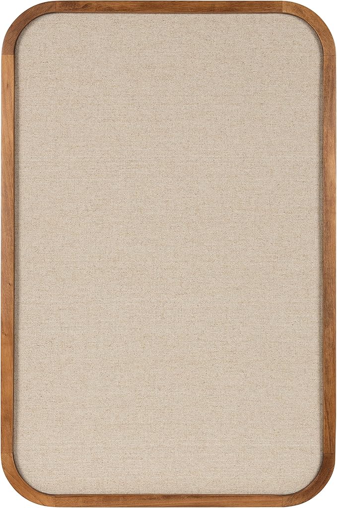 Kate and Laurel Hutton Transitional Pinboard; 20 x 30; Rustic Brown; Radius - Image 5