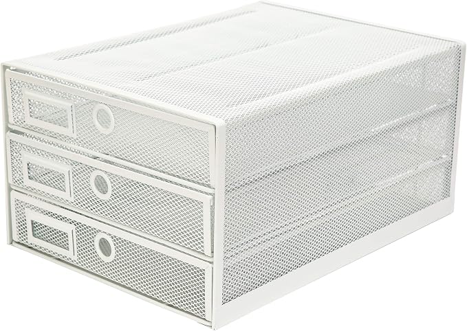 Exerz Paper Sorter 3 Drawer Wire Mesh A4 / Desk Multifunctional Desk by Exerz